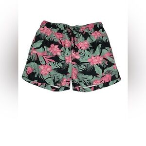PAC SUN Floral/ Palm leaves Swim Shorts. Size S‎